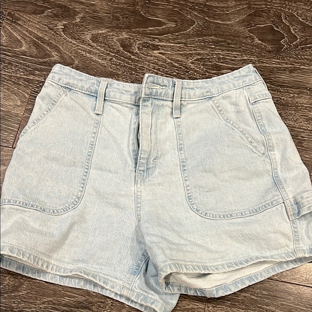 Light Blue Denim Women's Shorts